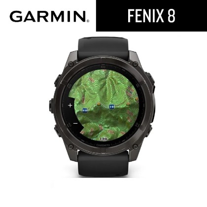 [ NEW ] Garmin Fenix 8 (51mm)- Sapphire Glass with AMOLED DISPLAY Premium Multisport GPS smartwatch + FREE GIFTS!