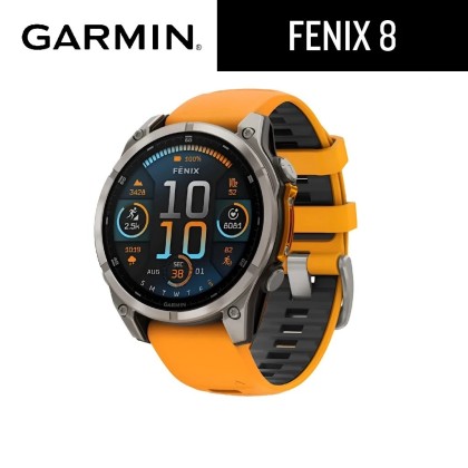 [ NEW ] Garmin Fenix 8 (51mm)- Sapphire Glass with AMOLED DISPLAY Premium Multisport GPS smartwatch + FREE GIFTS!