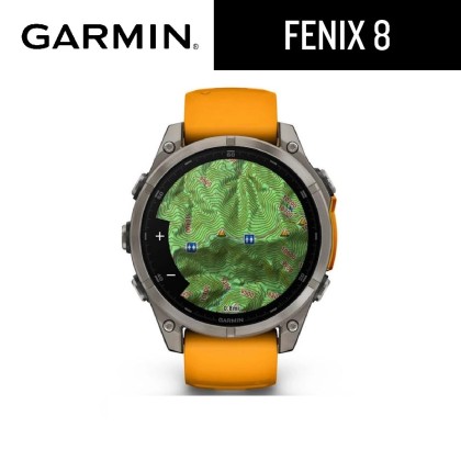 [ NEW ] Garmin Fenix 8 (51mm)- Sapphire Glass with AMOLED DISPLAY Premium Multisport GPS smartwatch + FREE GIFTS!