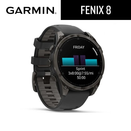 [ NEW ] Garmin Fenix 8 (51mm)- Sapphire Glass with AMOLED DISPLAY Premium Multisport GPS smartwatch + FREE GIFTS!