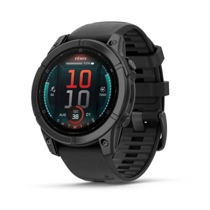 Garmin fēnix E – 47 mm, AMOLED Multisport GPS smartwatch Slate Gray Steel + [FREE GIFTS]