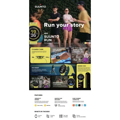 [NEW] Suunto Run - Lightweight and small performance watch designed for running.
