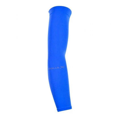 AQUA-X / 1pair Cooling Sport Skins COOL ARM Sleeves Sun Protective UV Cover Golf / cool arm sleeves UV Protection-Deep Blue