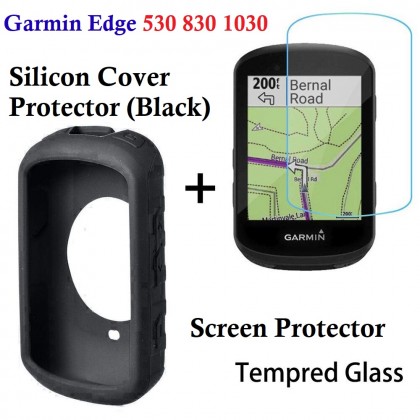 Garmin EDGE 530 / EDGE 830 / EDGE 1030 Silicon Protective Cover + Screen Protector 