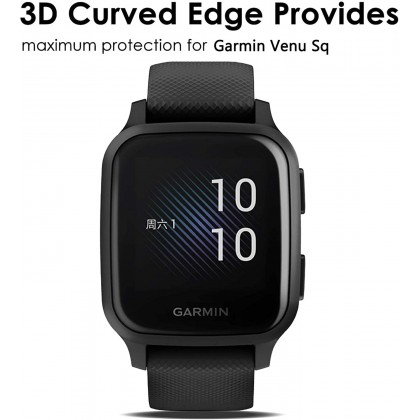 Garmin Venu SQ / Venu SQ Music 3D FULL Coverage Screen Protector Film